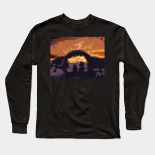 8-Bit Hitchhikers Long Sleeve T-Shirt